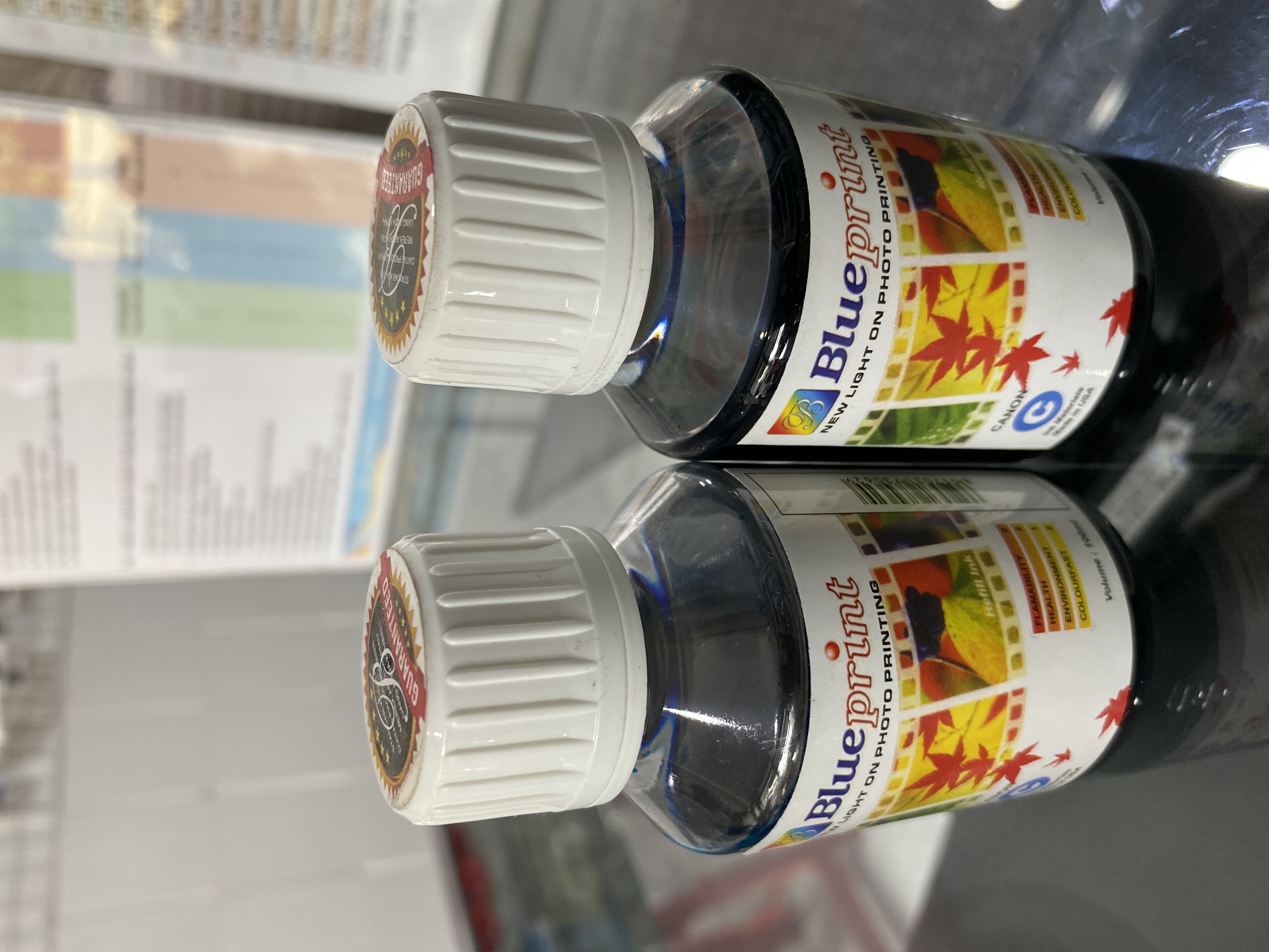 Tinta Blueprint Biru