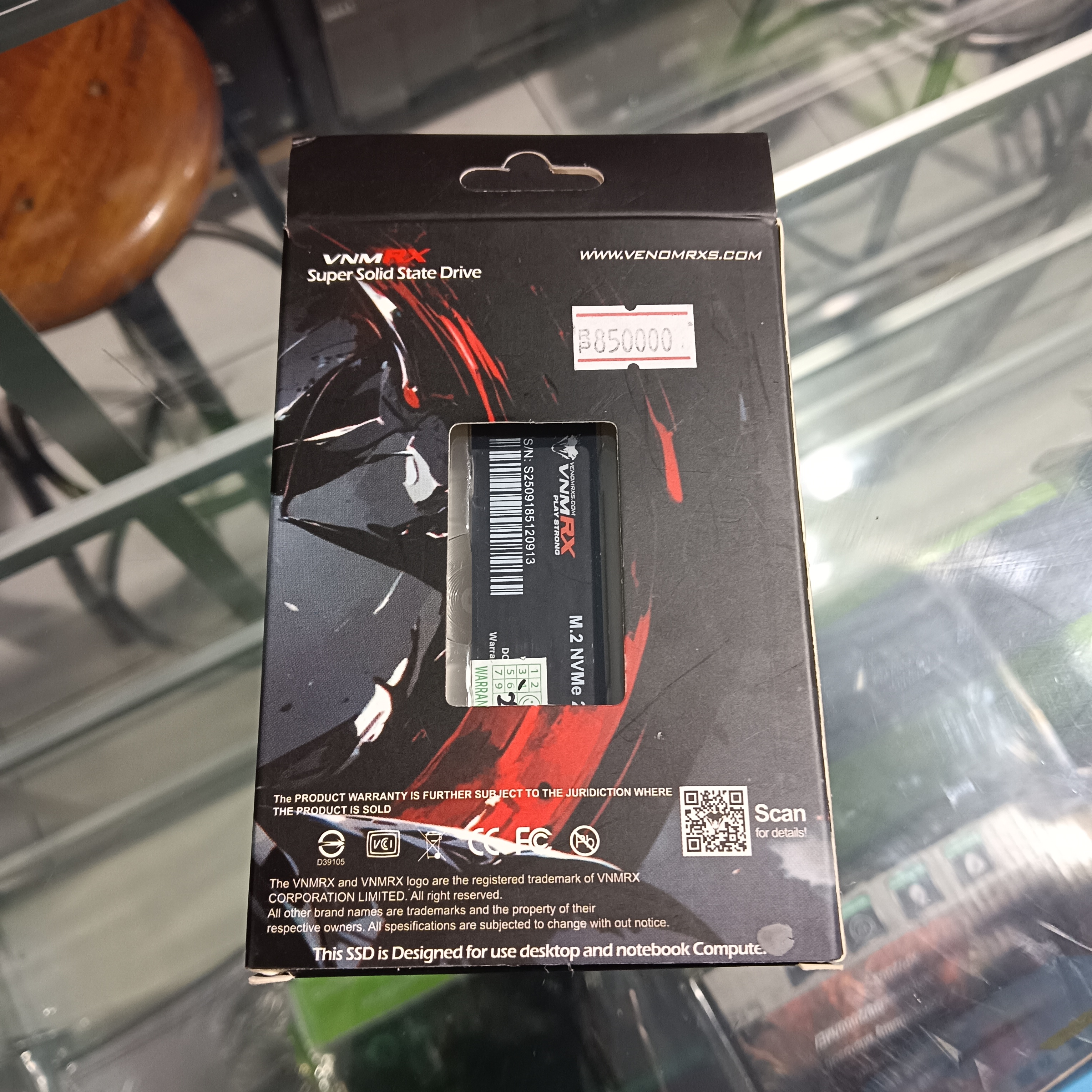 SSD VenomRx 512 GB NVMe 