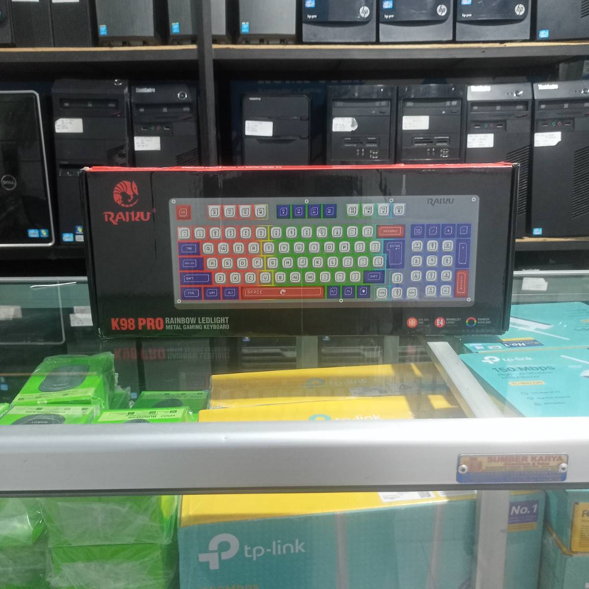 Keyboard Raiku Gaming K98 Rainbow LedLight