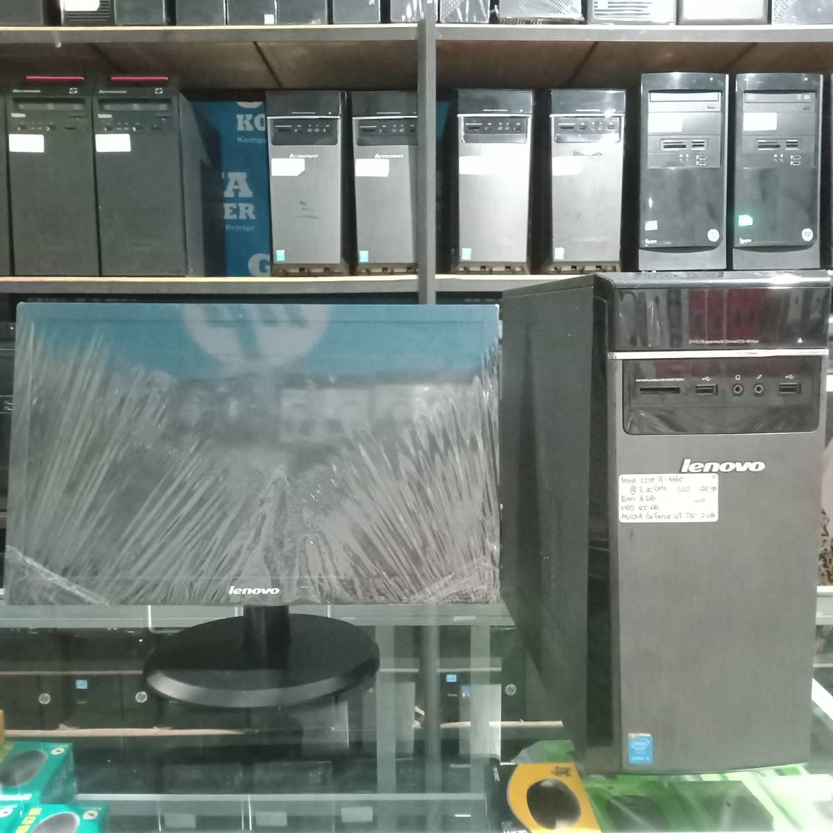 Pc LENOVO Intel Core i5 gen 4 8/500/2gb monitor 19inc 