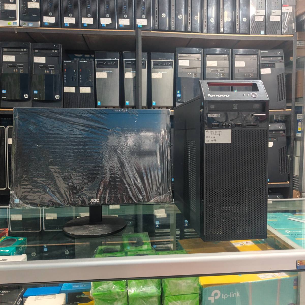 PC LENOVO Intel Core i3 gen 2 4/500 monitor 19inc
