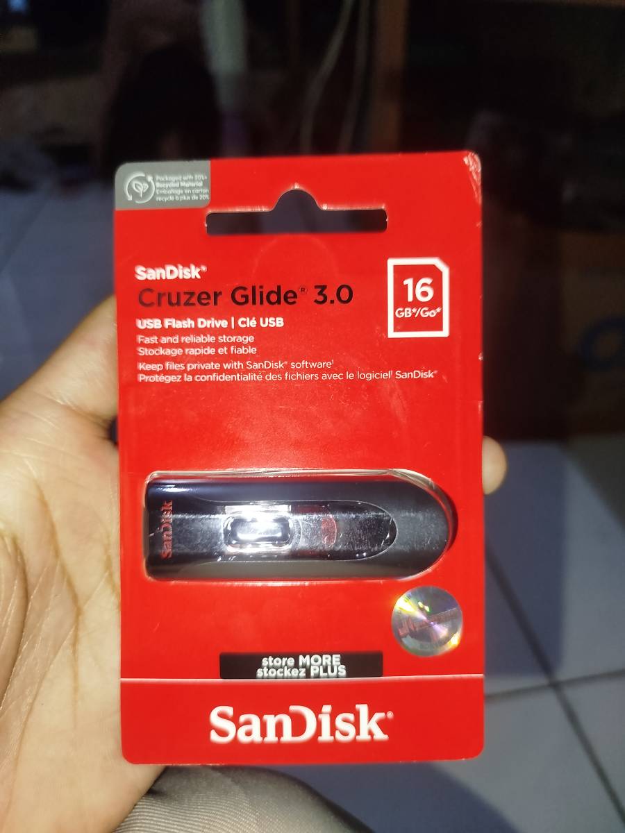 Flashdisk Sandisk Cruzer Glide 3.0 16 GB