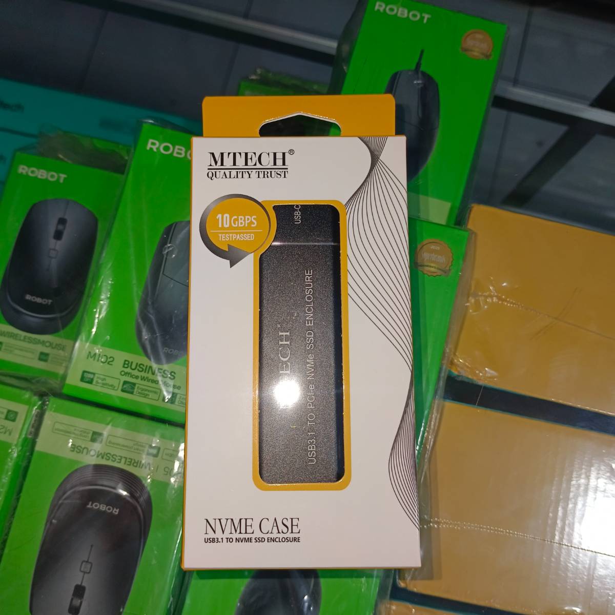 MTECH CASE NVME CASING SSD M2 NVME MTECH 3.0 SPEED 10 GBPS